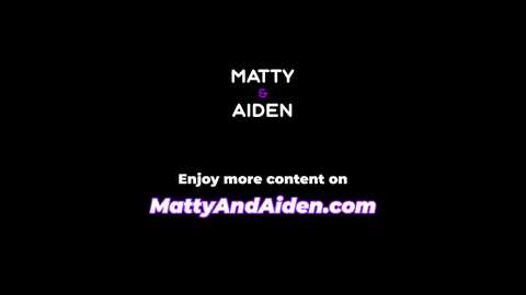 mattyaiden @ chaturbate on 20240708